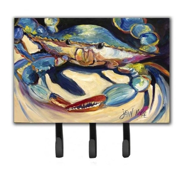 Carolines Treasures Carolines Treasures JMK1094TH68 Blue Crab Leash & Key Holder JMK1094TH68 - main